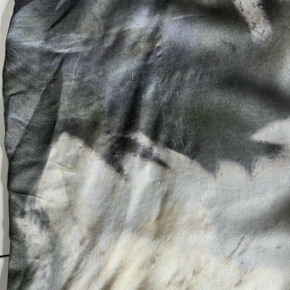 BIYA Johnny Was Silk Tunic Gray Watercolor Size S - Picture 7 of 7